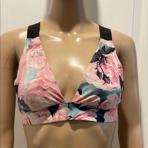 Lululemon Floral V-Neck Bralette size 8